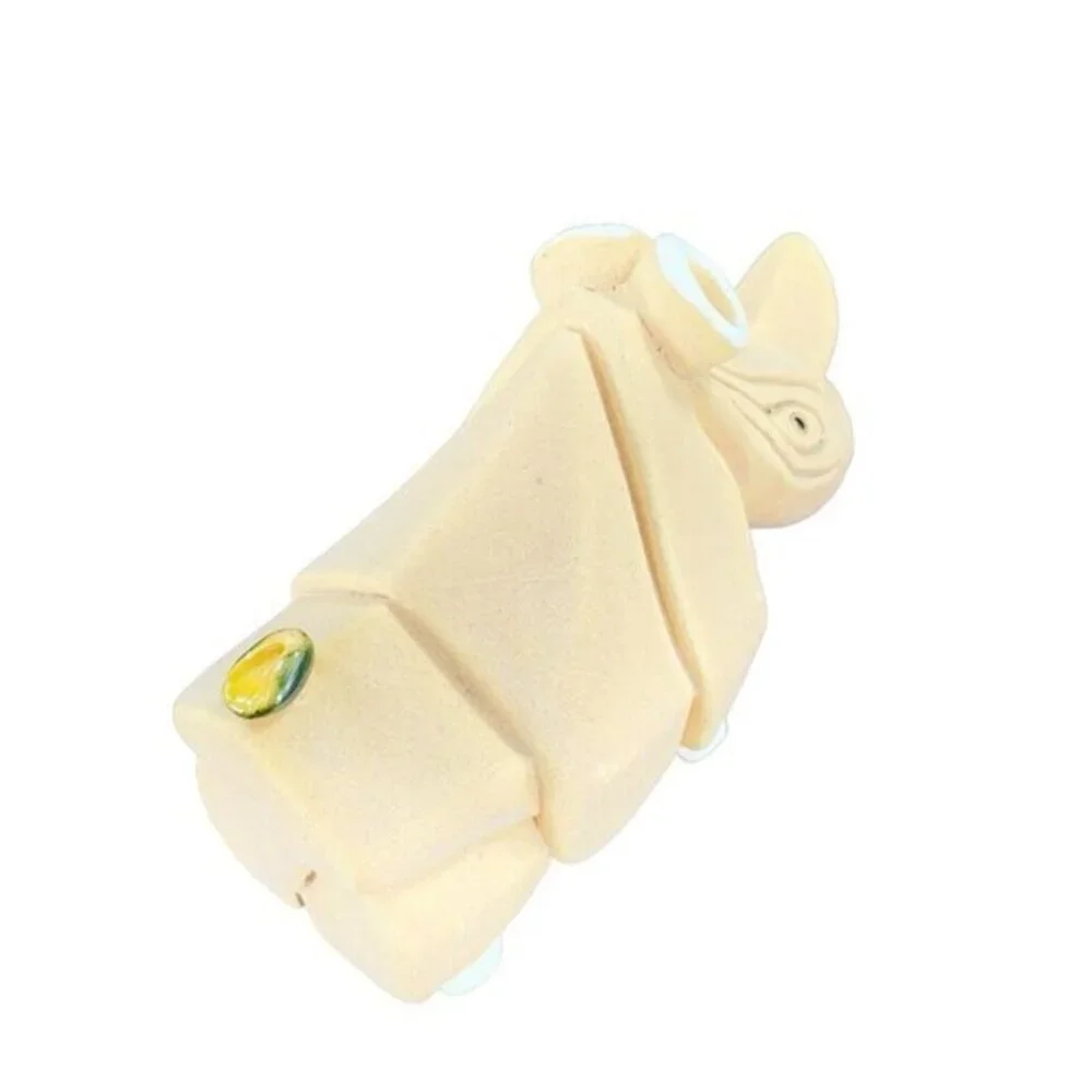 Artesania Rinconada Figurine Made In Uruguay Marked Whimsical Rhinoceroses Rhino